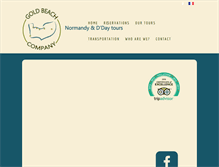 Tablet Screenshot of normandy-dday-tours.com